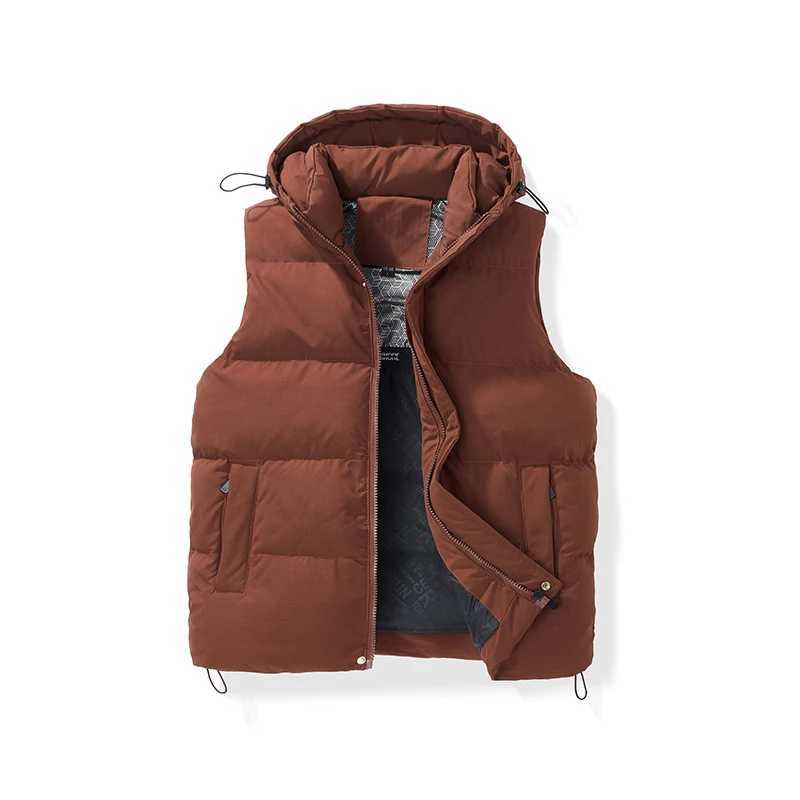 Men's Down Parkas Plus Size 8xl 7xl 6xl Mens Vest Jacket Winter Waterproof Warm Sleeveless Coat Hooded Casual Vest Men Autumn Thicken Waistcoat z