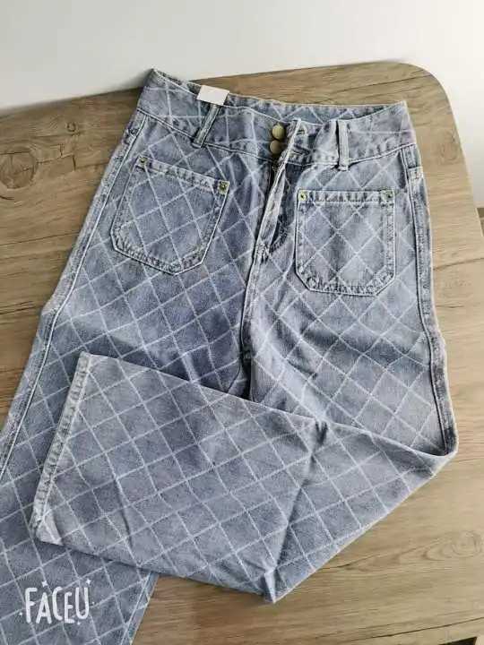 Women's Jeans 2021 Soft High Waist Womens Trousers Denim Loose Underwear Winter Womens Jeans Womens Pants Womens Pants Thick Velvet H241130