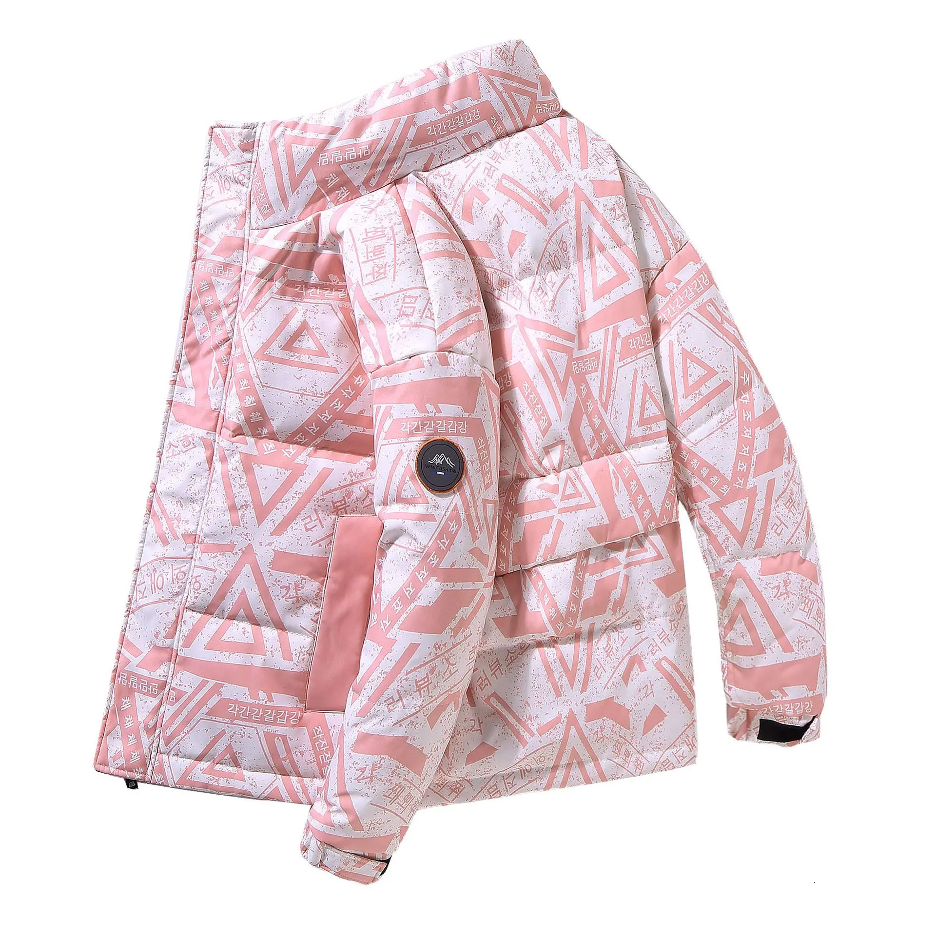 New men's standing collar down jacket duck down short casual parka coat Korean design men's thick and warm designer winter coat 3XL