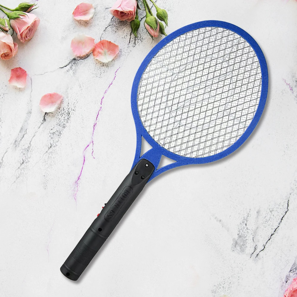 Mosquito Killer Electric Shocker Insect Wasp Trap Swat Racket Summer Fly Swatter Power By AA BatteryNot include 240415