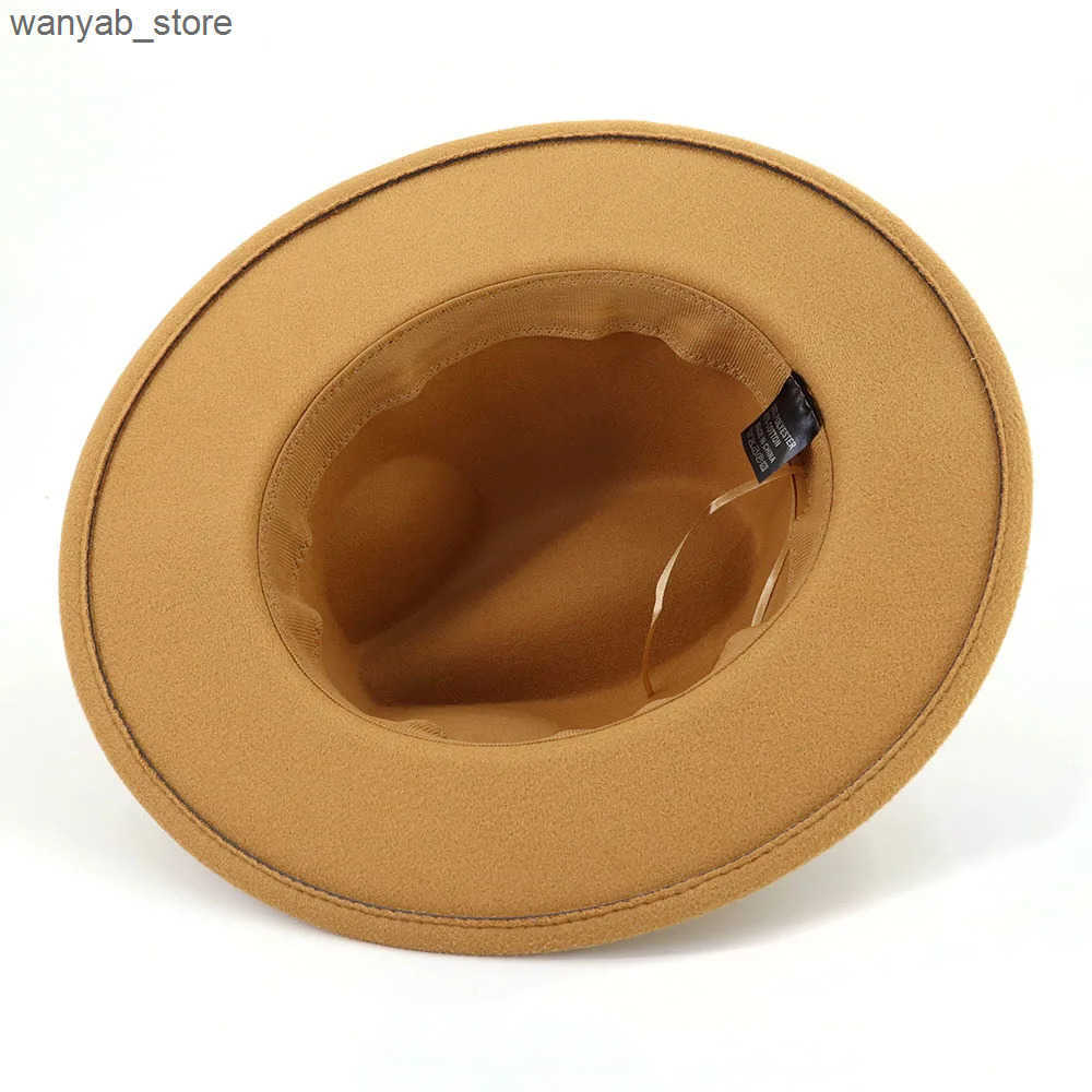 Wide Brim Hats Bucket Hats New Feather Top Hat Men Women Elegant Jazz Fedora Hats Party Wedding Church Panama Felt Cap Wide Brim Sun Protection 58-60c