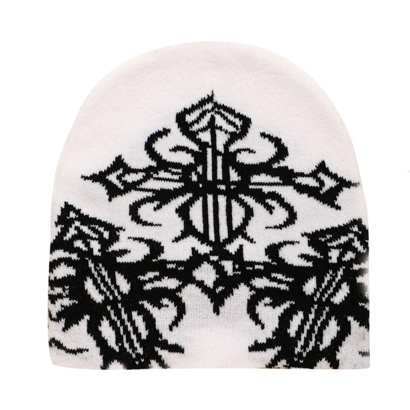 Q0KE Slouchy Cotton Winter Warm Skull Cap Knitted Beanie Y2k Accessories Unisex Ski Cycling Outdoor 241125