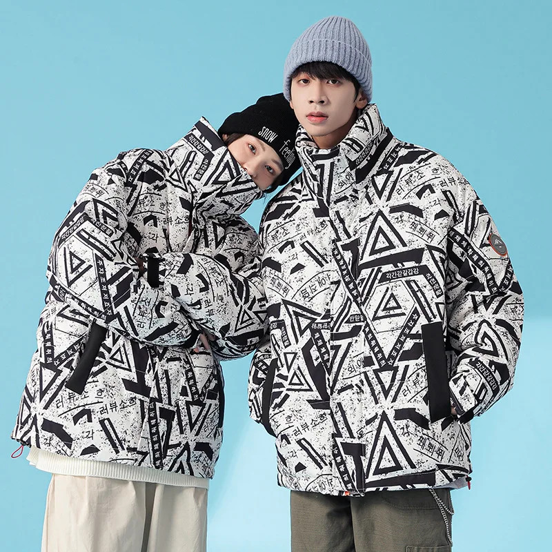 New men's standing collar down jacket duck down short casual parka coat Korean design men's thick and warm designer winter coat 3XL