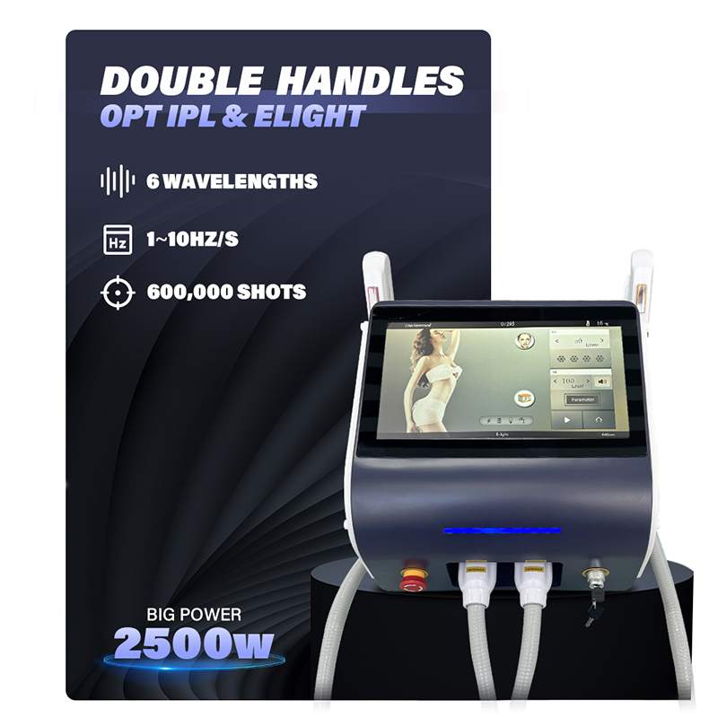 IPL Machine Professional OPT Laser 430nm Acne Treatment 480nm Pigmented Removal 530 560 640 755nm Hair Removal 6 Wavelengths