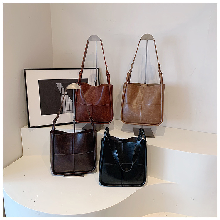 Large Capacity For Women, Autumn Winter New Shoulder Bag, Fashionable And Versatile Commuting Crossbody Bucket Bag Designer Bags Handbags Women