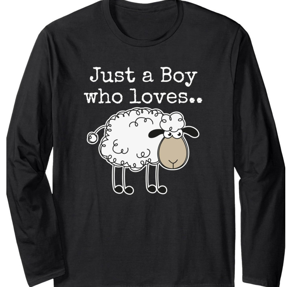 Long Sleeve Shirts sweatshirt Sheep Lover Funny Sheep Farmer Streetwear Casual tops clothes Fashionable and atmospheric
