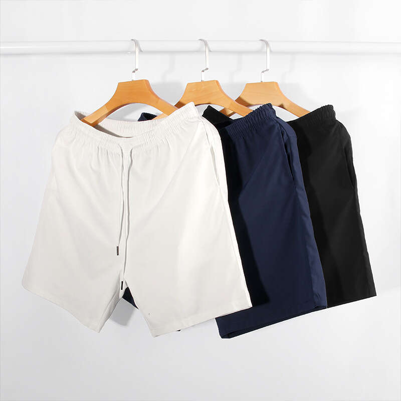 European And American Sports Fiess Mid Waist Men's Summer Woven Polyester Shorts Men B4