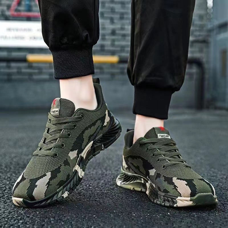 Summer new mesh sports casual camouflage military comfortable breathable wear-resistant training shoes 4544 f2f