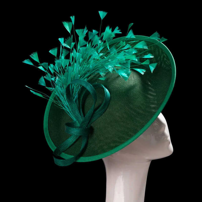 Wide Brim Hats Bucket Hats hats facinators Women Hat Summer Italy sinamay hat church hat Vintage Hepburn Fashion Hat Cloth Linen Blend Decorated Hat L