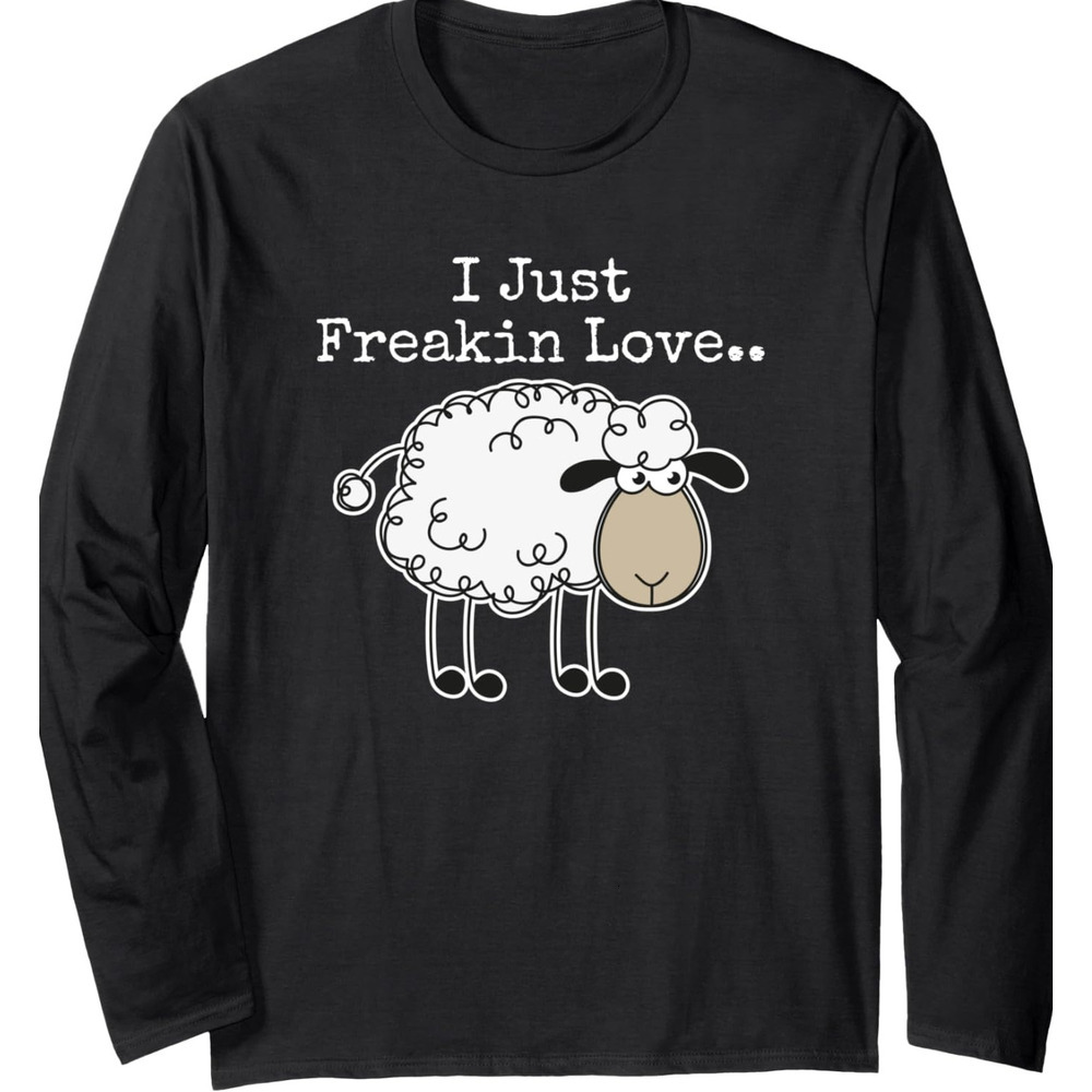 Long Sleeve Shirts for Men sweatshirt Sheep Lover Funny Sheep Streetwear Casual tops clothes Fashionable and atmospheric atmospheric