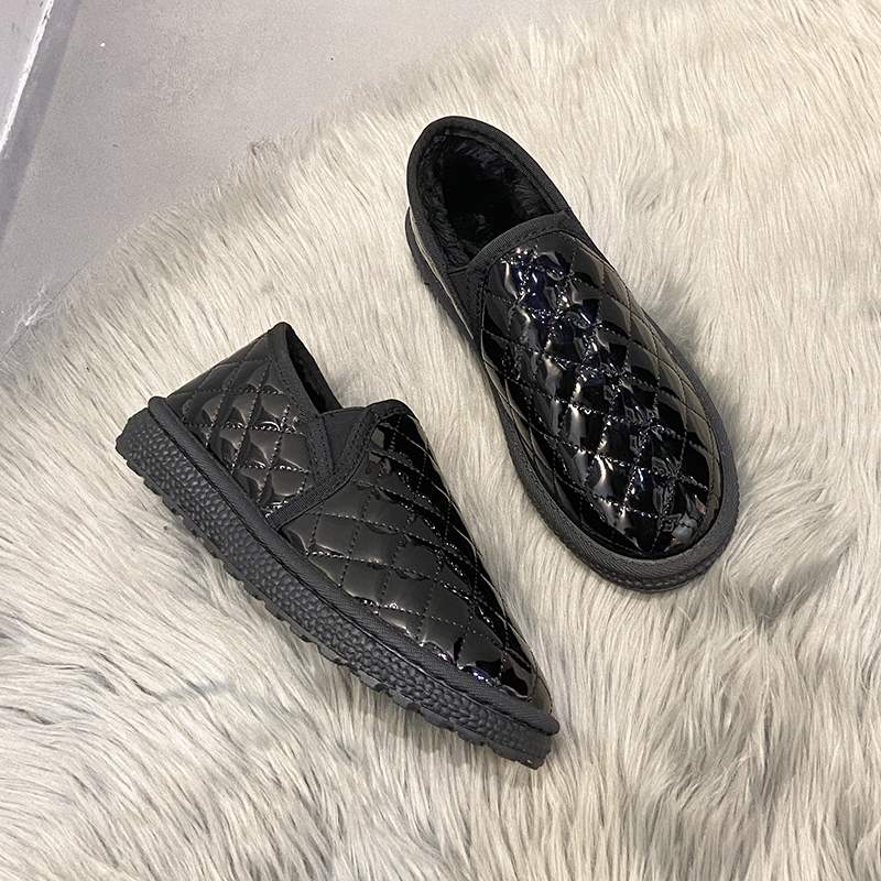 2025 New Women Fur Slippers Ankle Boots Flats Platform Short Plush Warm Flip ps Cotton Shoes Designer Brand Winter Snow Botas