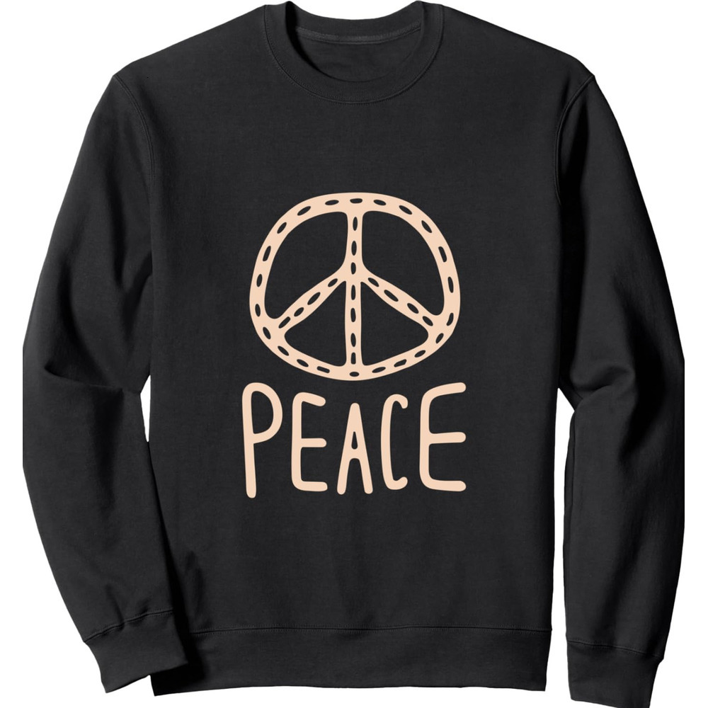 Long Sleeve Shirts for Men sweatshirt Peace and Unity Design Sweatshirt T shirt Tee Streetwear Casual tops clothes Fashionable and cool
