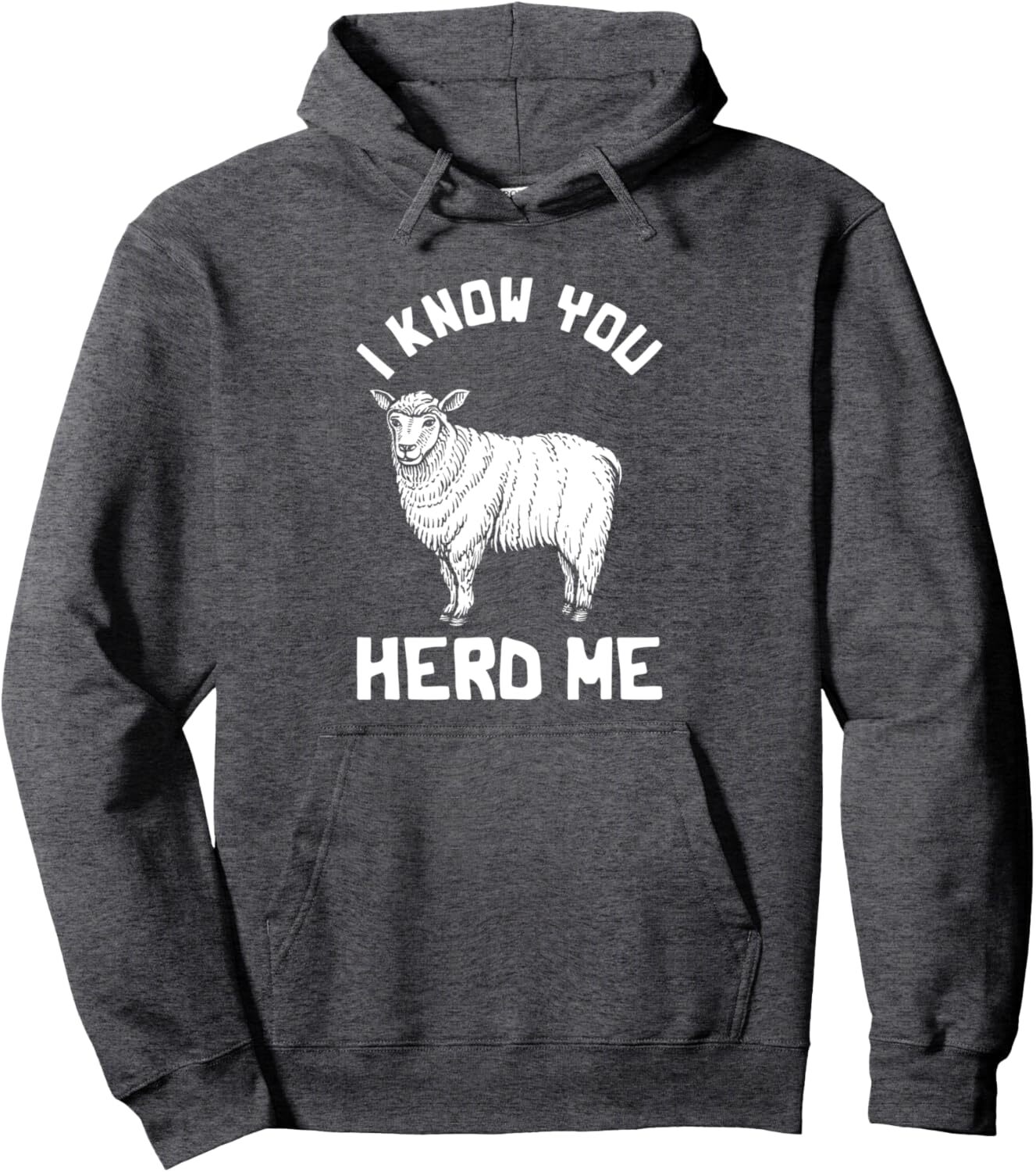 Hoodie for Mens Womens Funny Sheep Design I know you Herd Me Sheep Lovers Pullover Hoodie Graphic Hoodies sweatshirt Fashionable and atmospheric