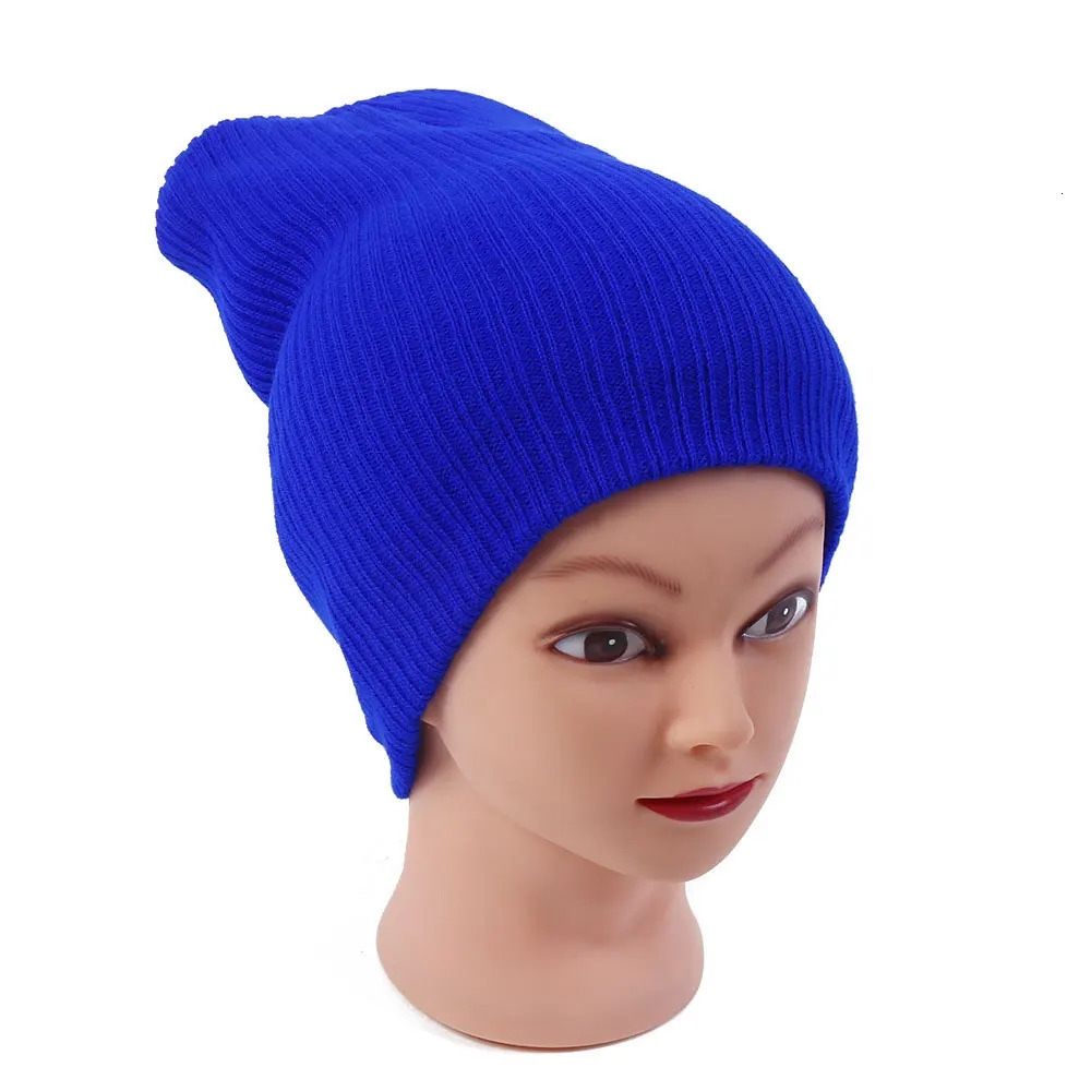 Gorro Men Womens Winter Hats Stretchy Slouch Beanie Light Weight Knit Skull Cap Black Gray Navy Ivory Royal Blue Red Dark Green 241125