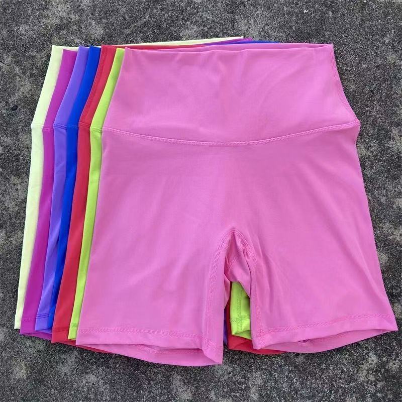 2024 Outfits Suit Align Women's Sports High Waist Yoga Shorts 4-point Pants Running Fiess Gym Underwear Workout Leggings lemonly lulule