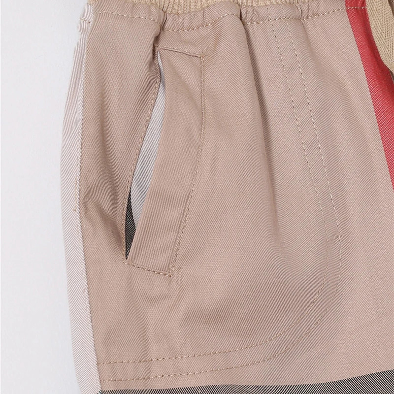 Baby Shorts for Boy Casual Solid striped Baby Kids Shorts Pants Boys Shorts Summer Thin Baby Boy Clothes Age for 12M to9T 240422