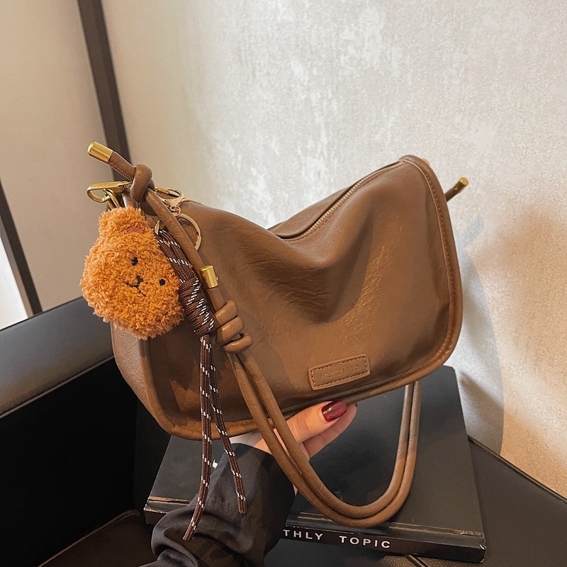 Small Women's Autumn Winter New Style, Textured Single Shoulder Armpit Bag, Fashionable And Versatile Crossbody Pillow Bag Designer Bags Handbags