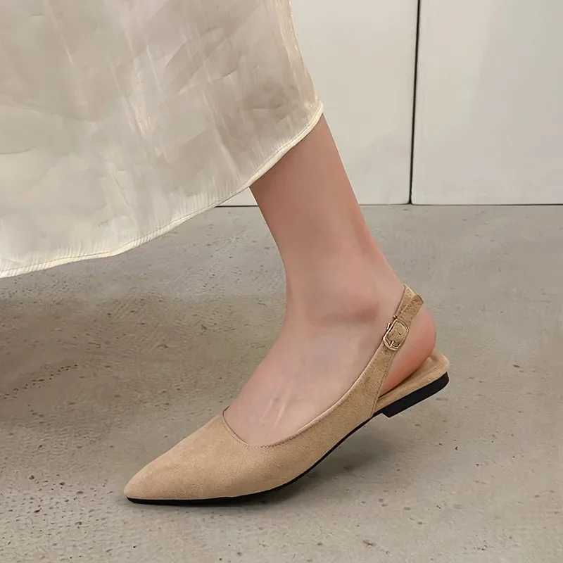 Womens Shoes New Slingbacks Womens High H Classics Womens Sexy Dress Pumps Womens Pointed Toe Solid Color Shoes Womens Y250306