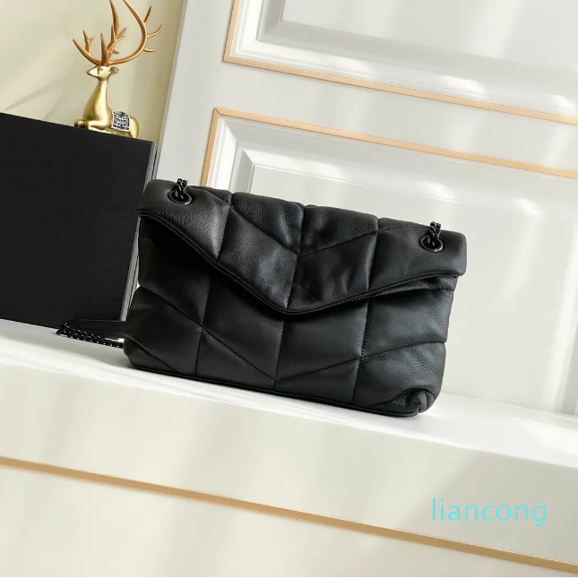 2024 Bag Brand Classic Flip matte Leather Shoulder Bags Crossbody Bag 29cm