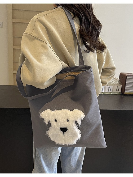 Canvas For Women, Large Capacity New Autumn And Winter Versatile Single Shoulder Shopping Bag, Casual Commuting Bag Designer Bags Handbags Women