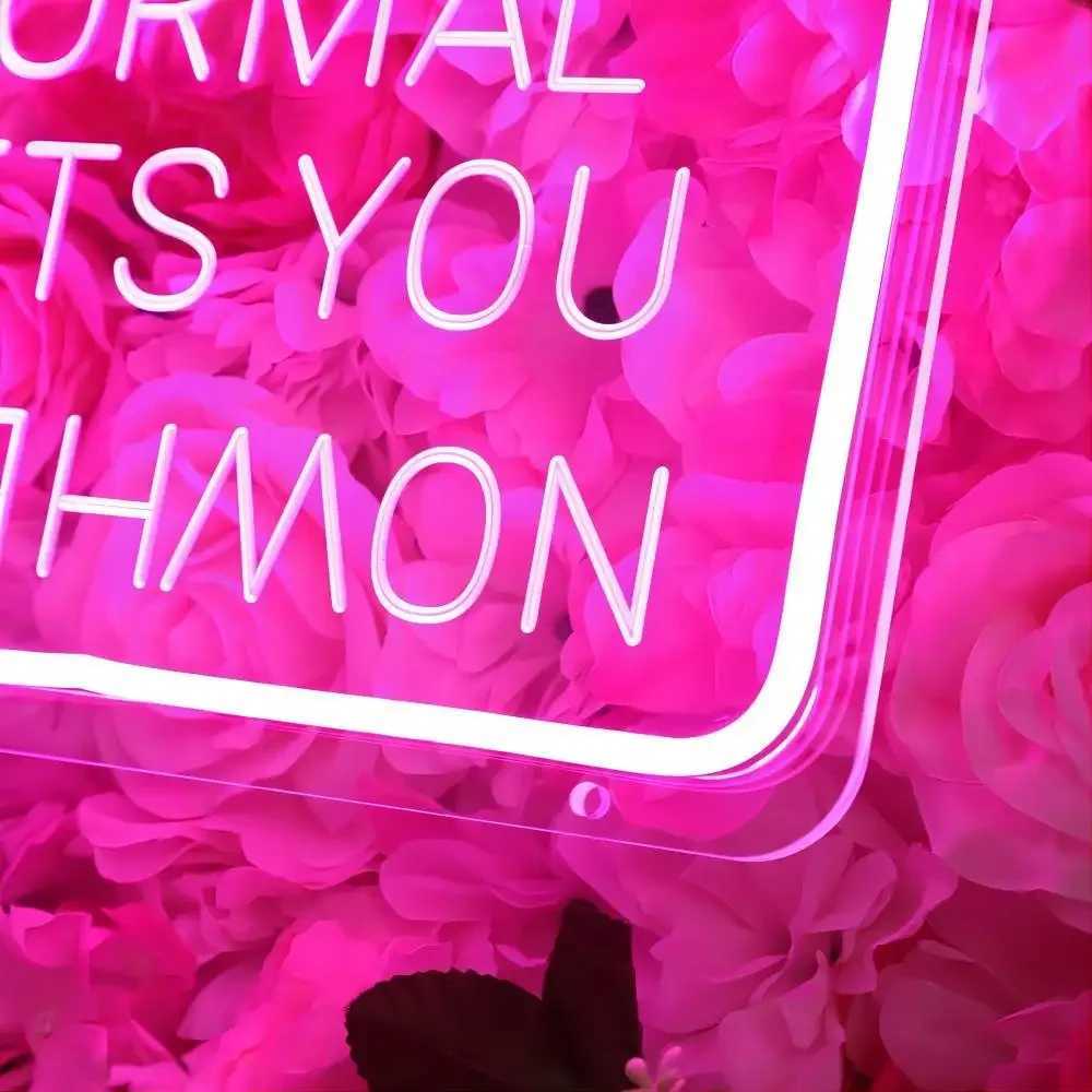 12 Colors Normal Gets You Nowhere Neon Sign Carve Led Lights For Room Decors Aesthetic Neon Light Wall Decoration Support Custom Z241130