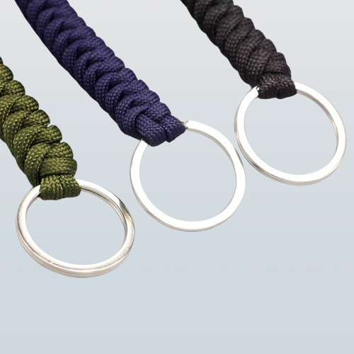 Outdoor Steel Ball Security Protection Bearing Self Defense Rope Lanyard Survival Tool Key Chain Multifunctional Keychain Bracelet