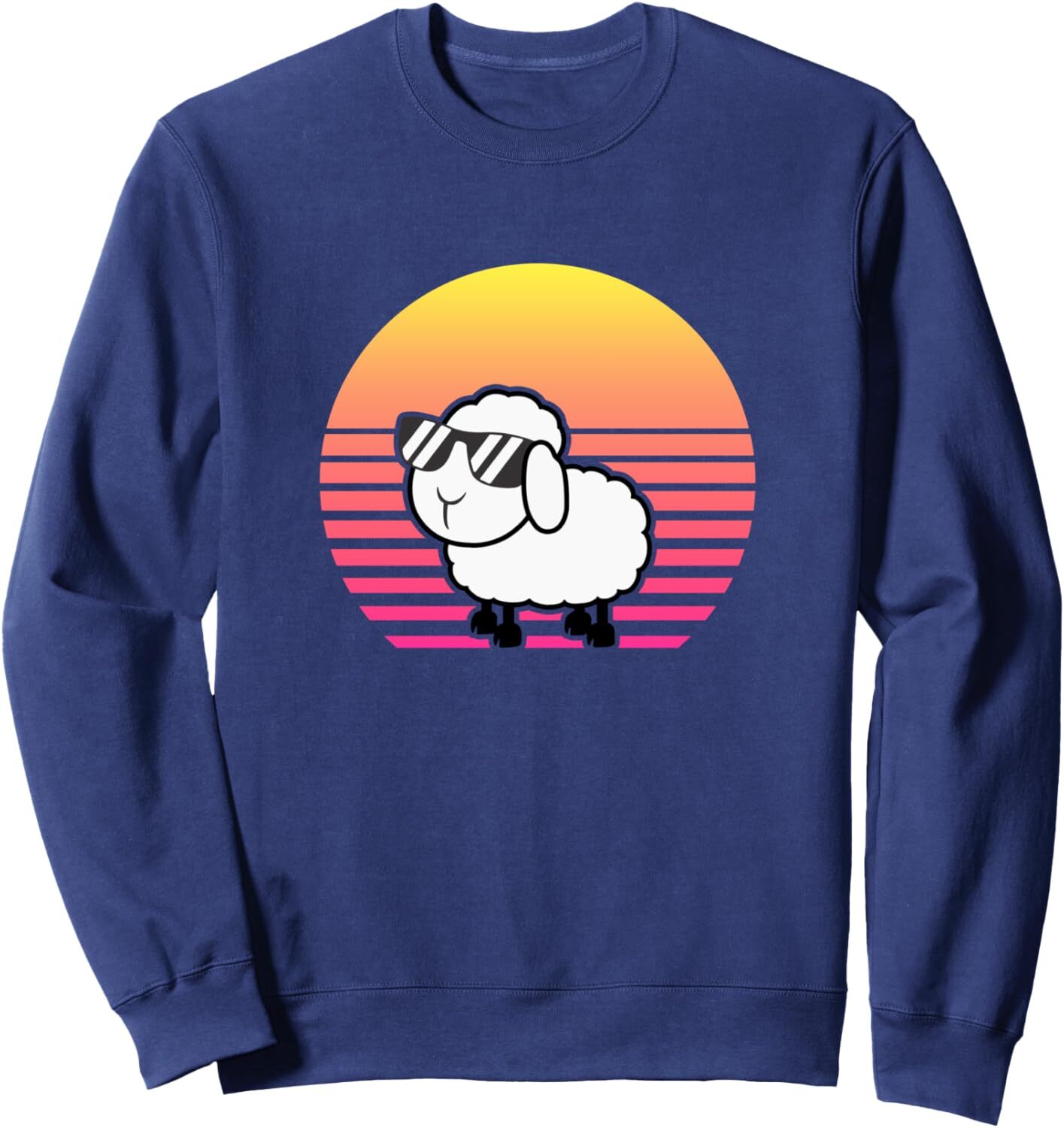 Long Sleeve Shirts for Men sweatshirt Vintage Retro Sheep, Sheep Lamb Farmer Sweatshirt T shirt Tee Streetwear Casual tops clothes cool
