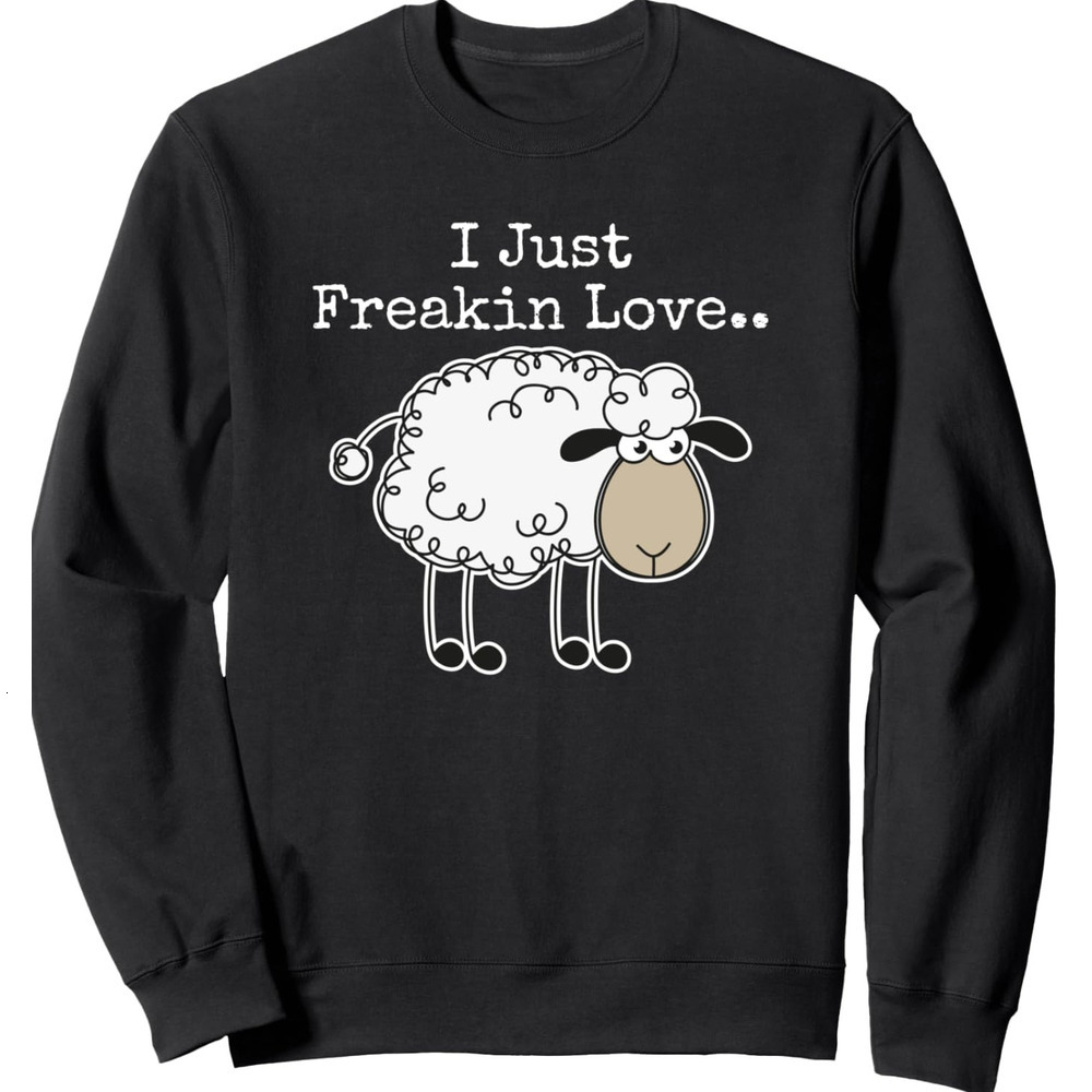 Long Sleeve Shirts sweatshirt Sheep Lover Funny Sheep Farmer Sweatshirt Streetwear Casual tops clothes Fashionable and atmospheric Fashionable and cut