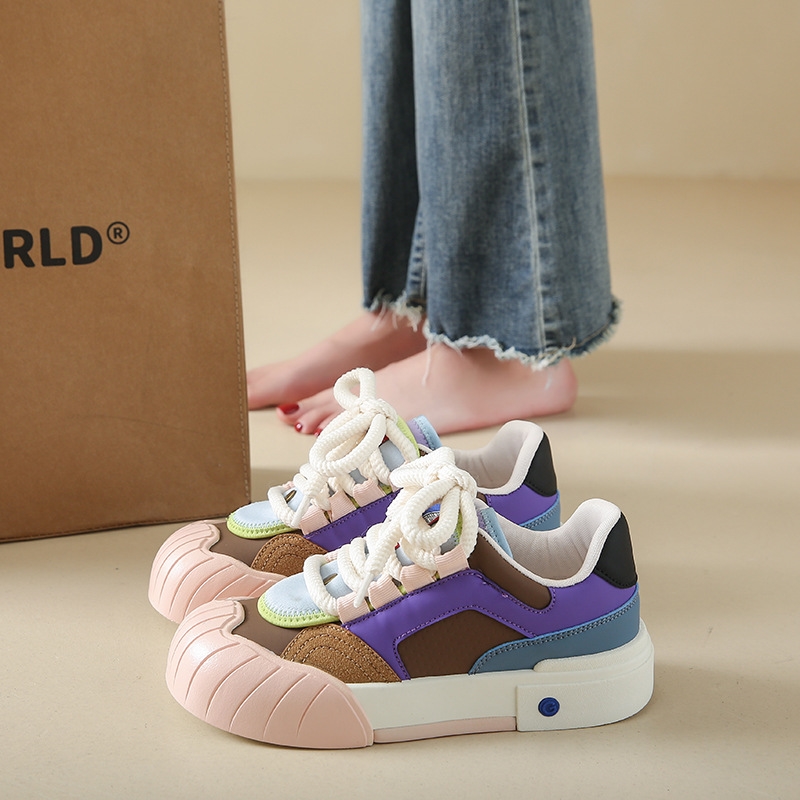 new versatile small Casual single white shoe board shoes for women's fashionable breathable waterproof Lhshoe s Lh