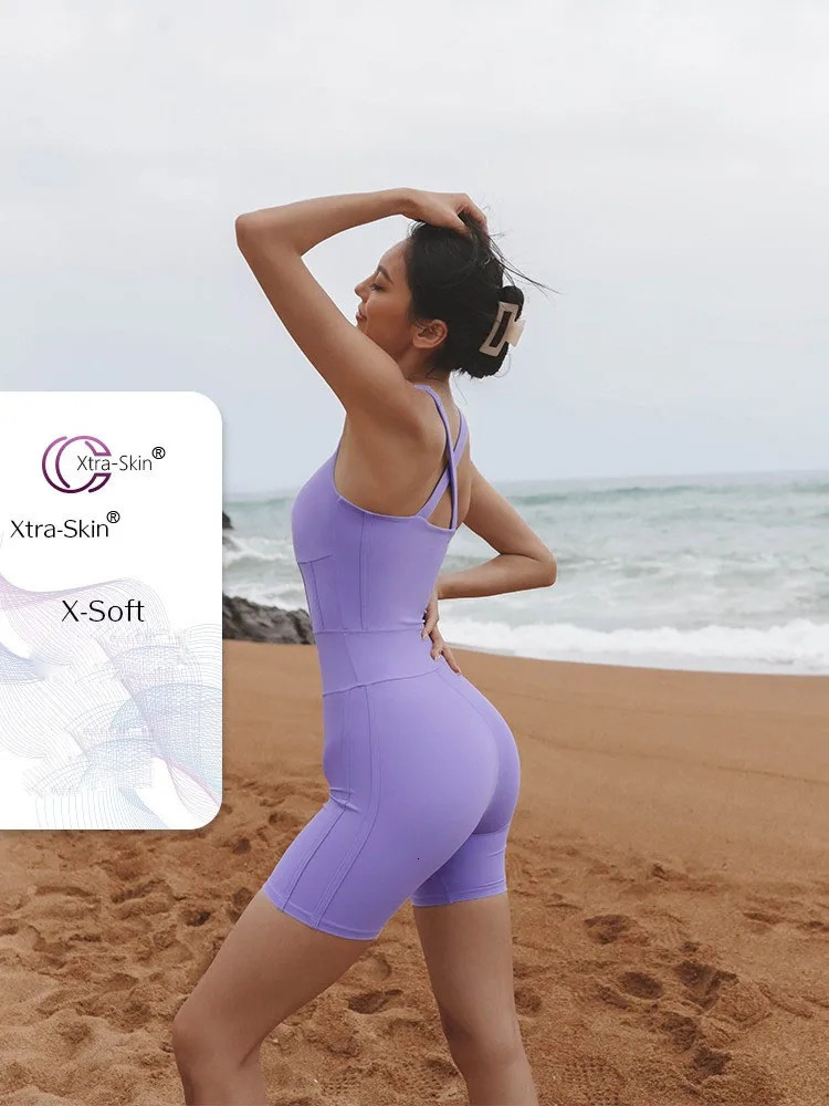 2024 Women Seamless Yoga Jumpsuits With Pads Sleeveless Fiess Bodysuits One-Pieces Rompers Sportswear Gym Ropa Deportiva Mujer