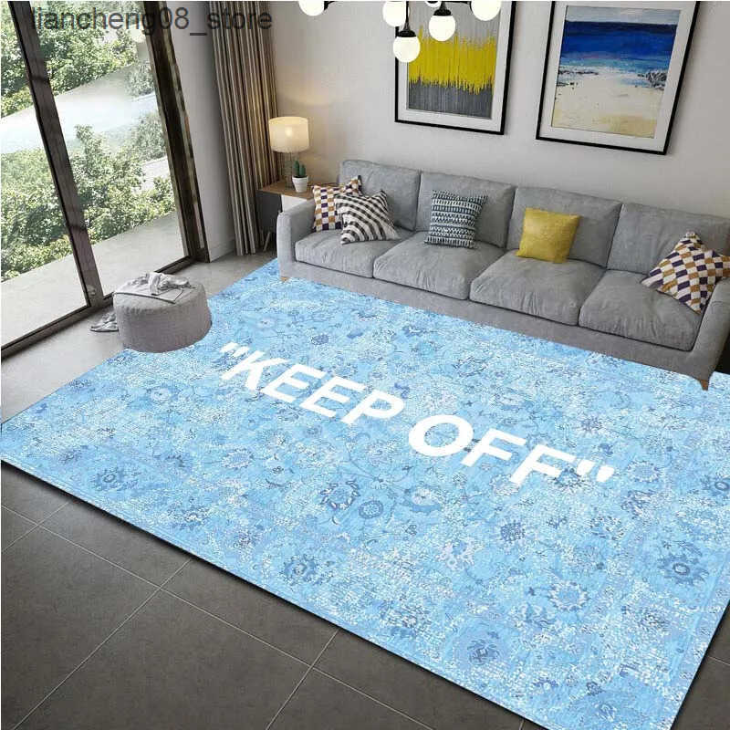 Carpets KEEP OFF ic Pattern Carpet Anti-slip Living Room Bedroom Large Area Carpet Teen Room Corridor Carpet Home Decor Accessories L240910