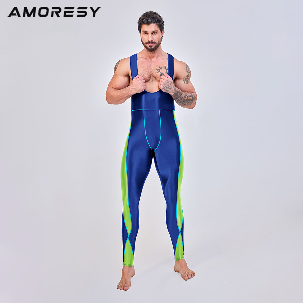 AMORESY Leonidas Series Suspender Backless Cycg Sports Tights Nine-Point Pants