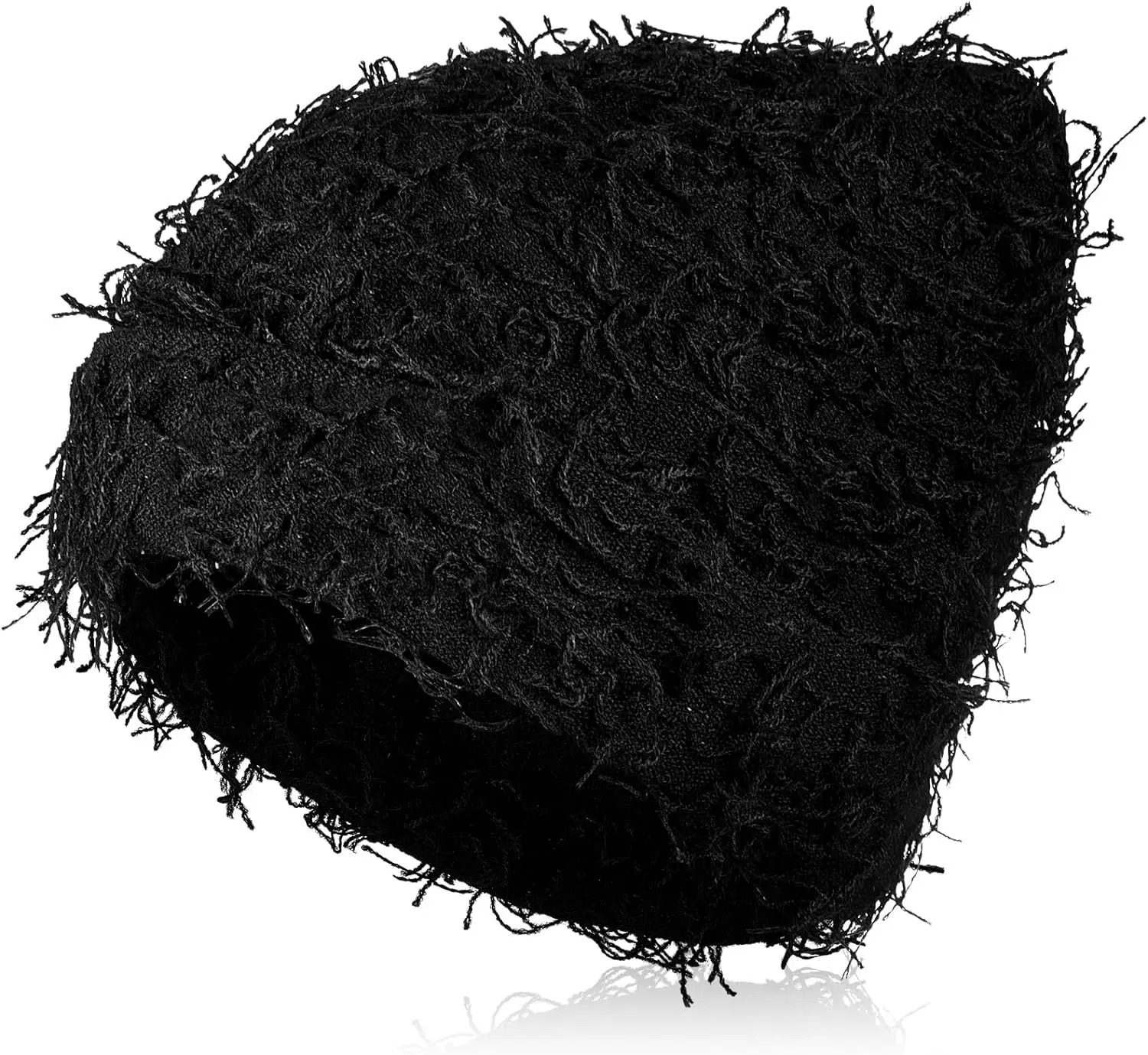 Distressed Knitted Beanie Fuzzy Winter Hats Thick Warm Beanies Snow Skull for Kid Women Men Outdoor Ski Knit Cap 241125