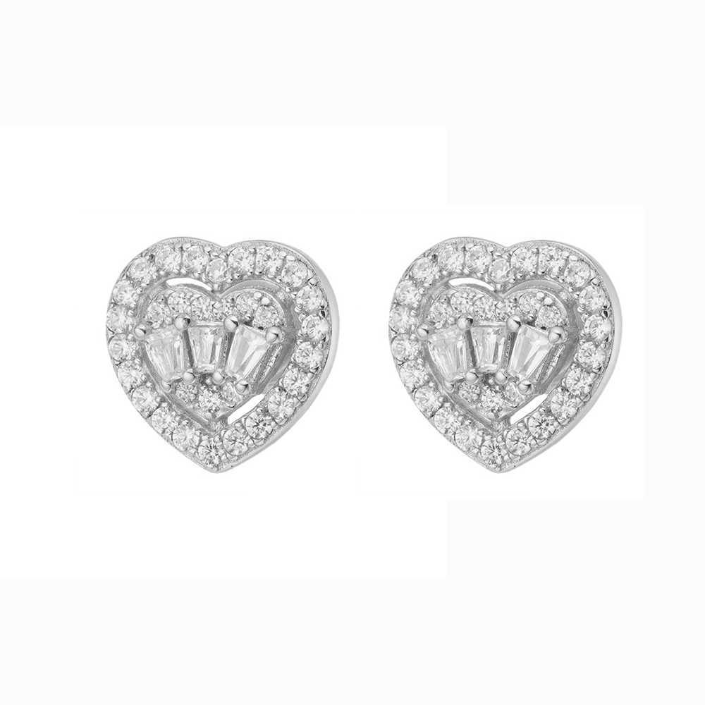 Fine Jewelry Screw Back Gra Certificated Iced Out Vvs Quality Sterg Sier Women Moissanite Stud Earring For Men