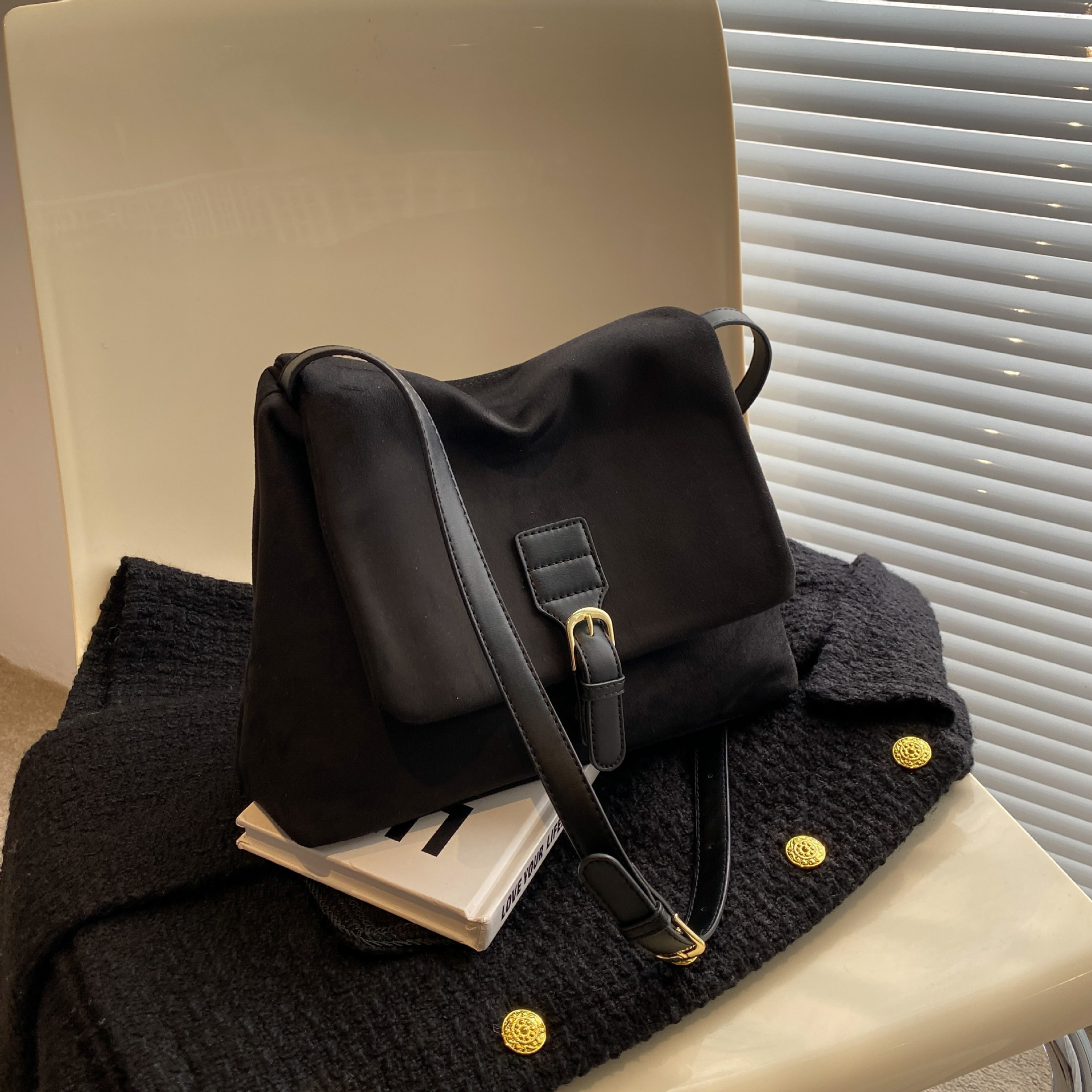 Winter Style Armpit New Frosted Shoulder Crossbody Bag Large Capacity Designer Bags Handbags Women