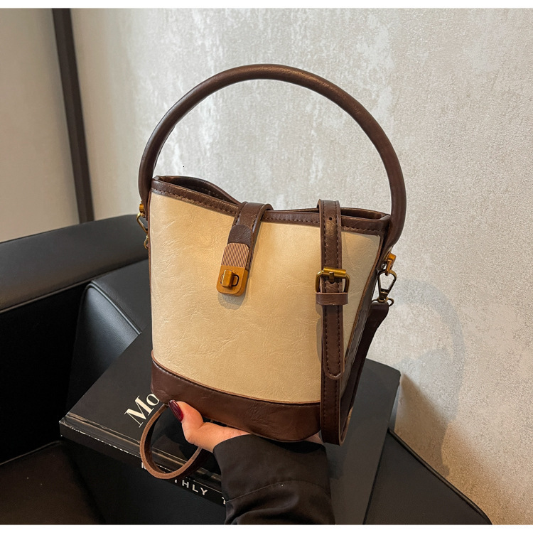 New Women's Bucket Autumn And Winter Fashion Versatile Single Shoulder Crossbody Large Capacity Bag Designer Bags Handbags Women