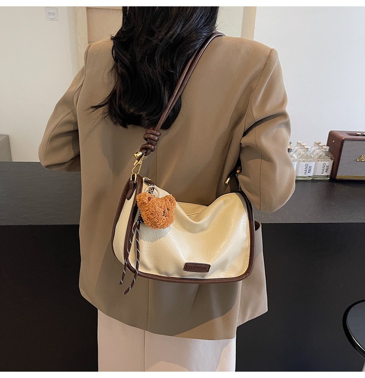 Small Women's Autumn Winter New Style, Textured Single Shoulder Armpit Bag, Fashionable And Versatile Crossbody Pillow Bag Designer Bags Handbags