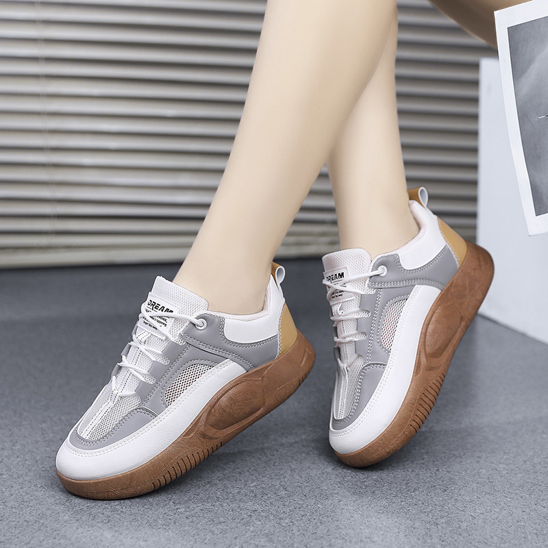 Spring and Autumn New Little White Thick Sole Student Versatile Breathable Board Shoes GAI size