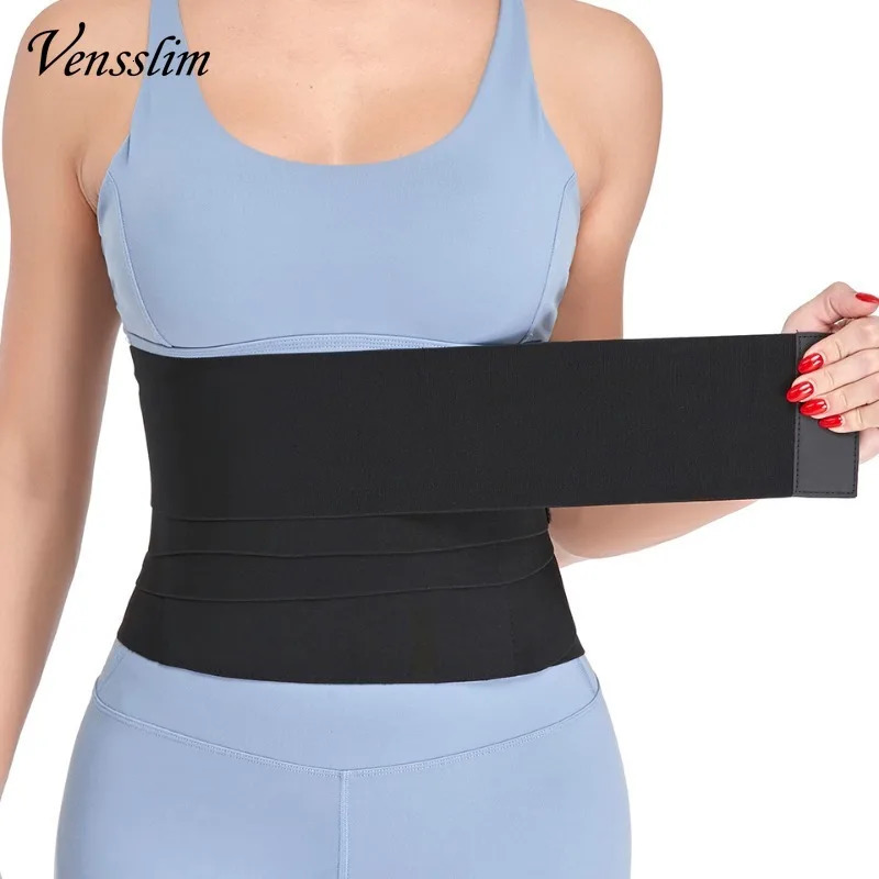 Women Slimming Body Shaper Sheath Waist Trainer Tummy Control Wrap Postpartum Recovery Shapewear Trimmer Belt Stretch Bands 36M 241121