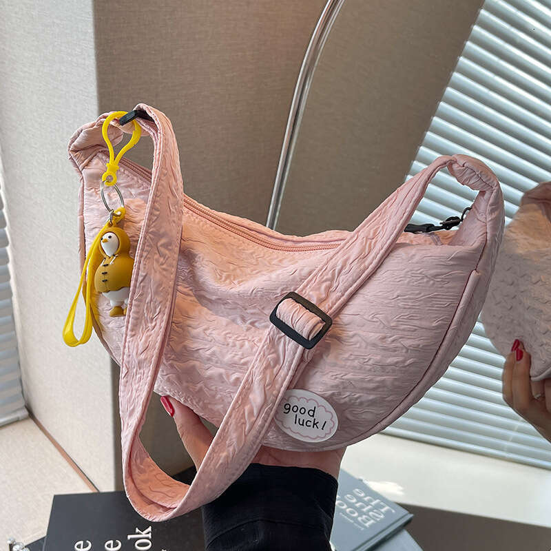 Cute And Versatile Niche Canvas Small Bag For Women, New Women's Korean Version Crossbody Single Shoulder Dumpg Bag, Fashionable Quality Classic 