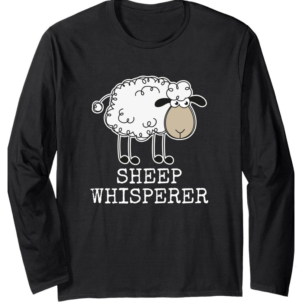Long Sleeve Shirts for Men sweatshirt Sheep Lover Funny Sheep Casual tops clothes Fashionable and atmospheric cool