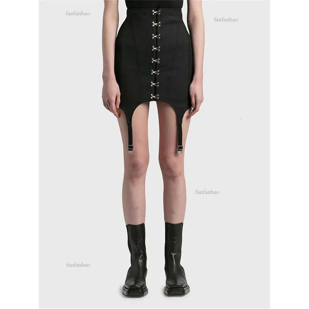 High Waist Bag Hip Skirt Female 2021 Summer Style Original Design Hook-and-eye Button Irregular Slim Short Skirts