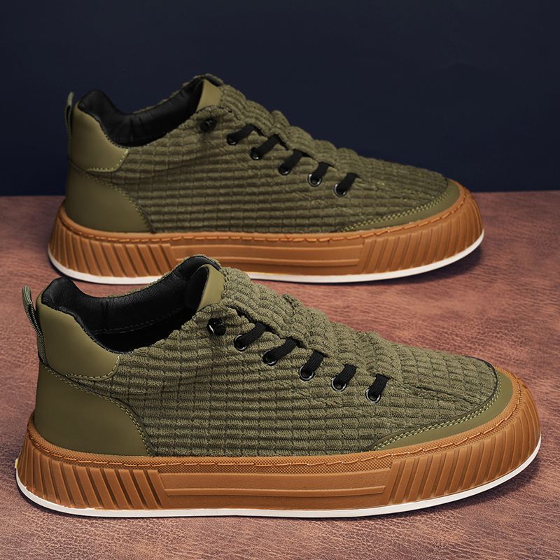 New fashion student sports all-around board men's casual lazy one step walking cloth shoes designer trendy versatile shoes casual shoes