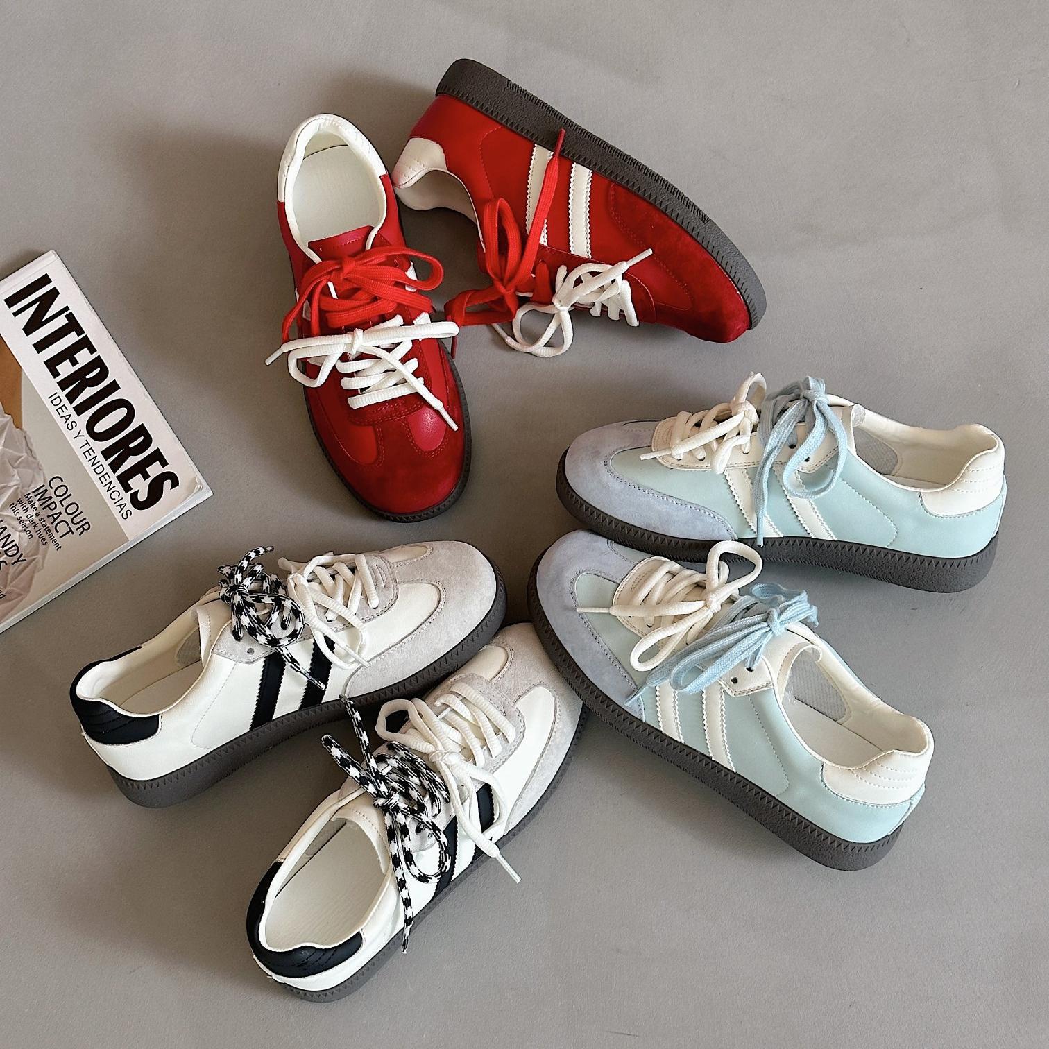 Free shipping Sneakers College Style Women Shoes Vulcanize Light Casual Designer Comfortable Lace-up