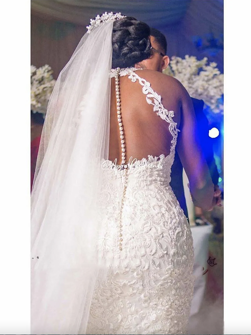 Arabic Aso Ebi Vintage Lace Beaded Wedding Dresses Sheer Neck Mermaid Bridal Dresses Sexy Cheap Wedding Gowns Dress W129