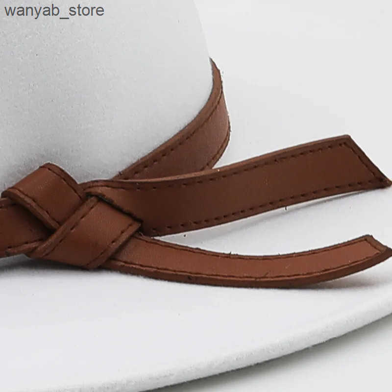 Wide Brim Hats Bucket Hats Cream Flat Top 10cm Wide Brim Fedora Hats Men Gentleman Boater Hat Fashion Party Wedding Hats for Women Elegant Church Chap