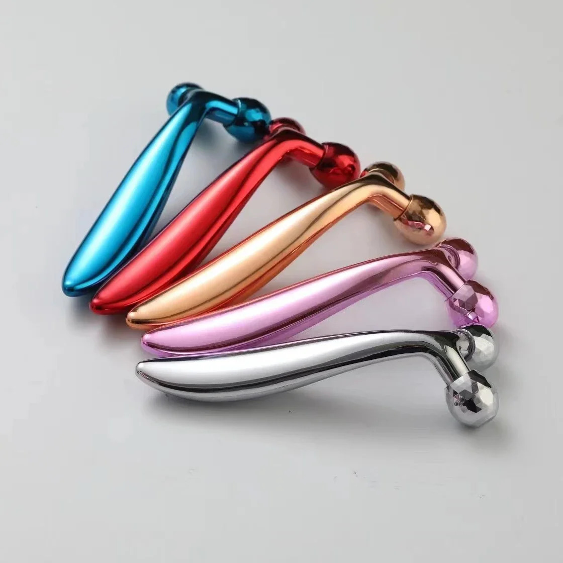 Face Massager Lift 3D Roller Thin Body Massage Tool Y Shape Massagers Skin Care Tools Neck 360 Rotate 241118