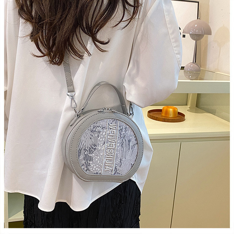 Advanced For Women, Autumn And Winter New Handbag, Small Round Bag, Fashionable Commuting Texture, Versatile Crossbody Bag Designer Bags Handbags Wome