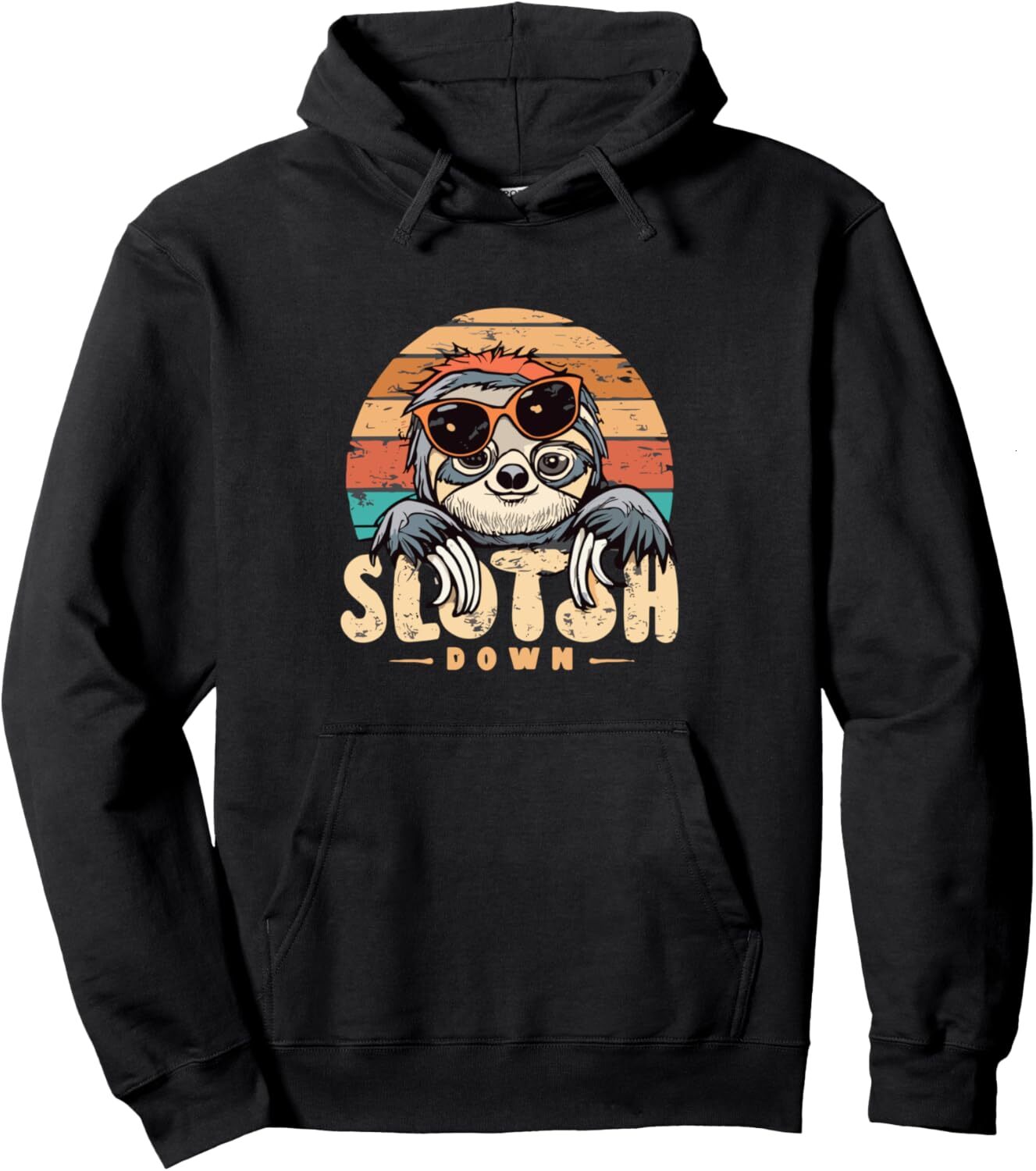 Hoodie for Mens Womens Baby Sloth Design Pullover Hoodie Graphic Hoodies sweatshirt Fashionable and cute