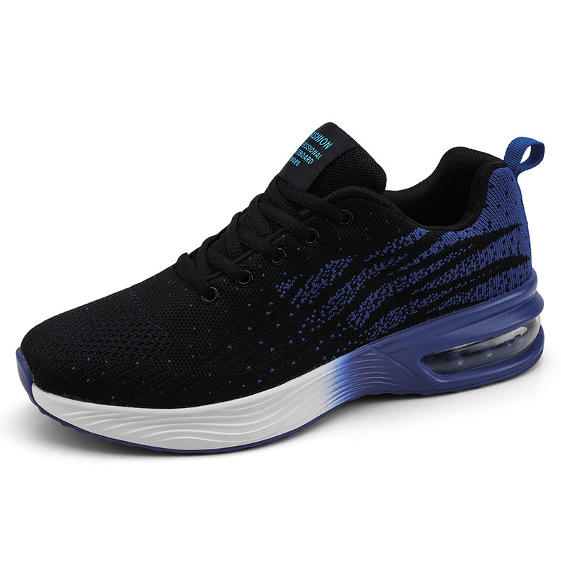 Fashionable Men Shoes Mesh Air Cushion Running Shoes Comfortable Breathable Trendy Sport Shoes